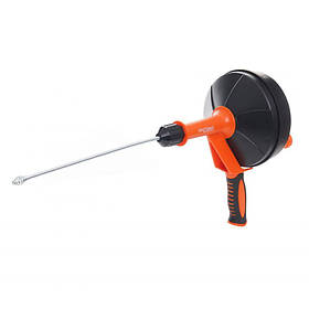 Трос сантехнічний для прочищення труб та каналізації 7,6 м Kraft&Dele KD11765 трос сантехнічний