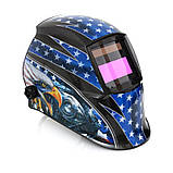 Зварювальна маска з автоматичним затемненням 4DIN Kraft&Dele KD1892 маска зварника з автозатемненням, фото 8