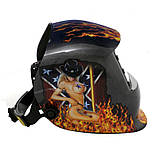 Зварювальна маска з автоматичним затемненням 4DIN Kraft&Dele KD881 маска зварника з автозатемненням, фото 3