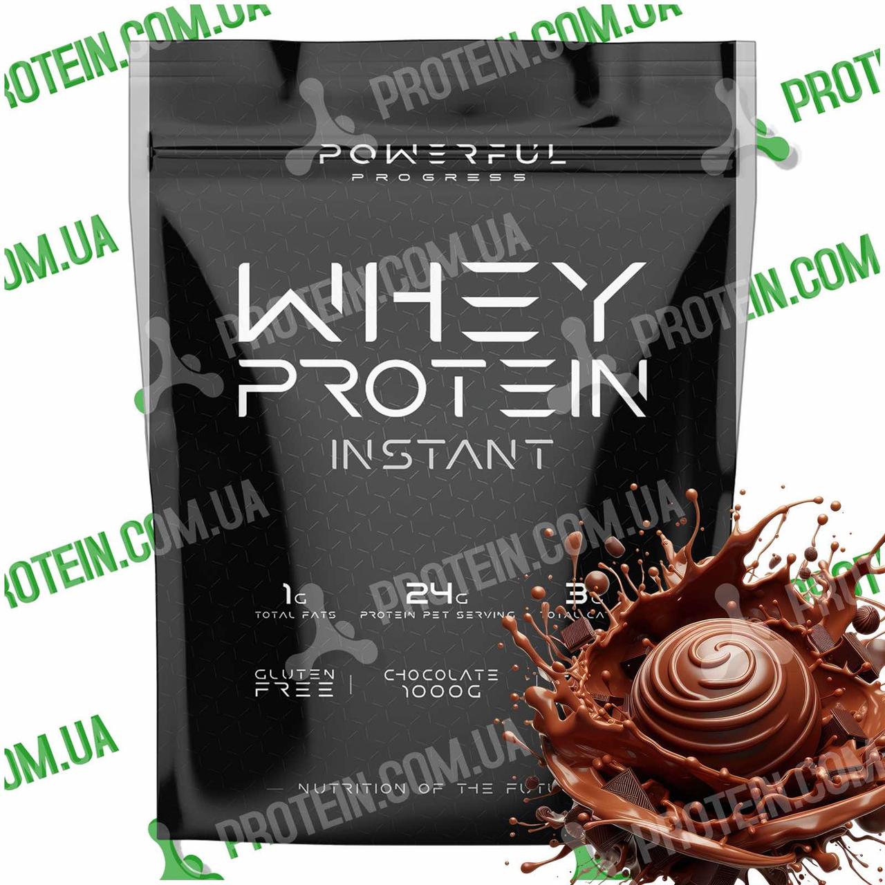 Протеїн Powerful Progress 100% Whey Protein Instant 1 кг Chocolate Шоколад