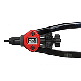 Заклепник М3/М4/М5/М6/М8/М10 (330 мм) Kraft & Dele KD10553 заклепочник різьбовий, фото 7