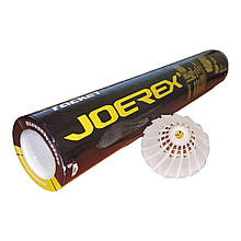 Волани 12шт для бадмінтону пір'яні воланчики "JOEREX", JDA-51035