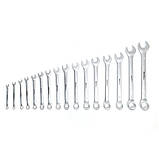 Ключі ріжково-накидні з трещіткою 16шт 6-24 мм Kraft&Dele KD10932 ключі рожково-накидні трещоточні, фото 5