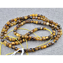 Намистини Тигрове око 2,5*2,5мм кубик