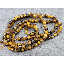 Намистини Тигрове око 3мм грановані