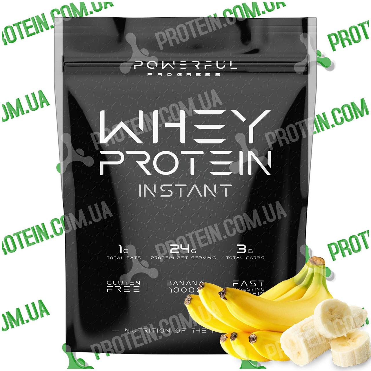 Протеїн Powerful Progress 100% Whey Protein Instant 1 кг Banana Банан