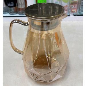 Графін скляний з кришкою 1.8л., R92766, фото 1