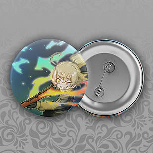 Значок 56 мм Аніме Youjo senki 004