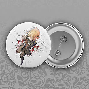 Значок 56 мм Аніме Youjo senki 011