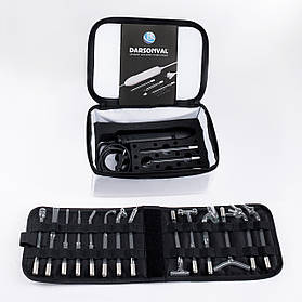 Дарсонаваль із сумкою та набором електродів (17 шт) DARSONVAL Black