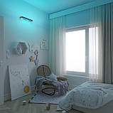 Екранований бактерицидний опромінювач із жалюзі BactoSfera EKRAN Jalousie 15x2 FAN, фото 6