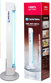 Опромінювач кварцовий для приміщення з потужною лампою, що не б'ється BactoSfera OBB 25P ECO +100%