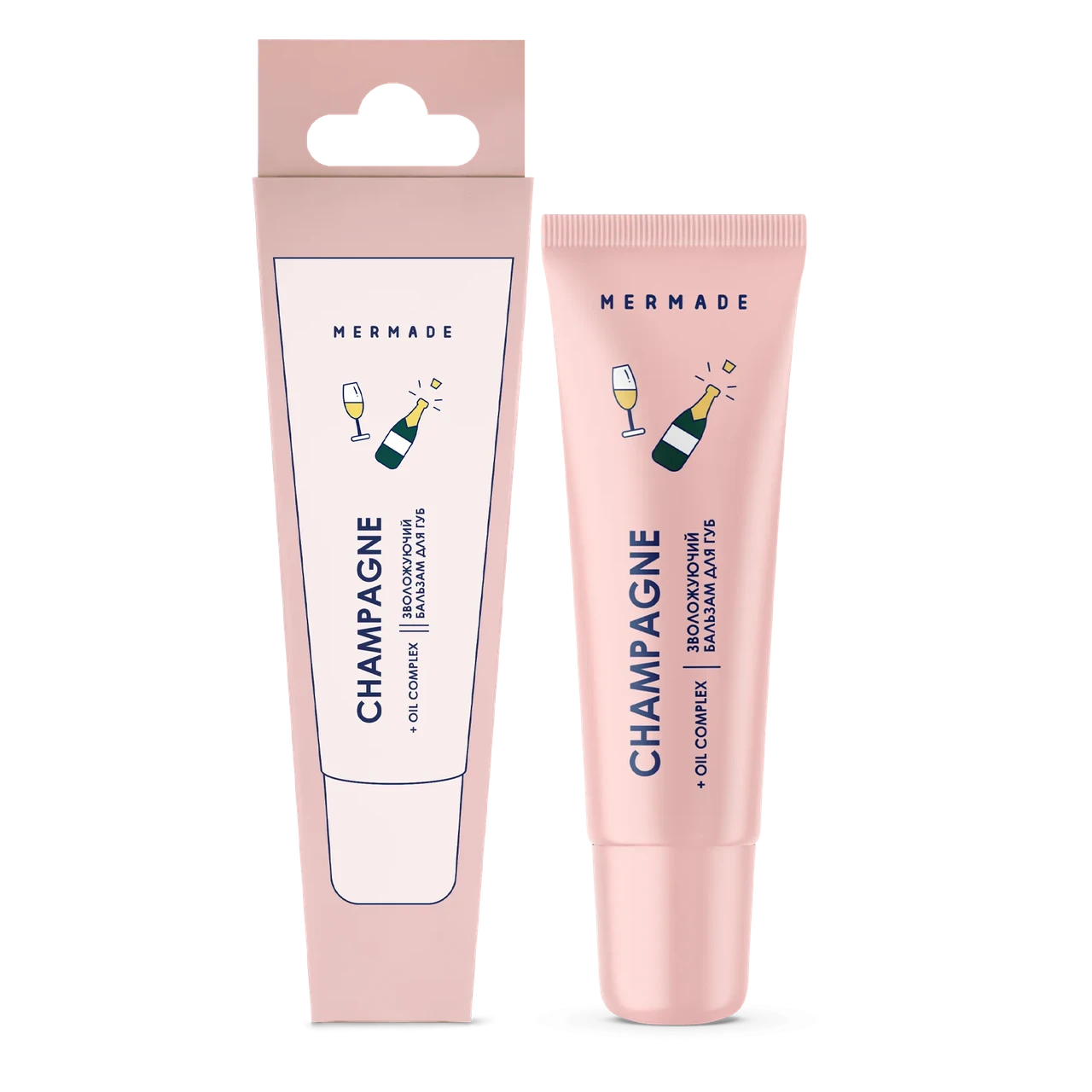Зволожуючий бальзам для губ MERMADE Champagne / Cheers, 10 г