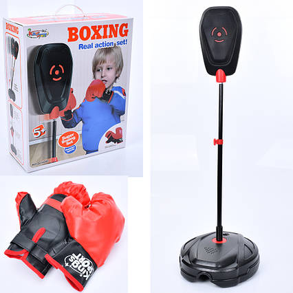 Боксерський набір подушка, на стійці, мет., рукавички 2 шт MR 1246