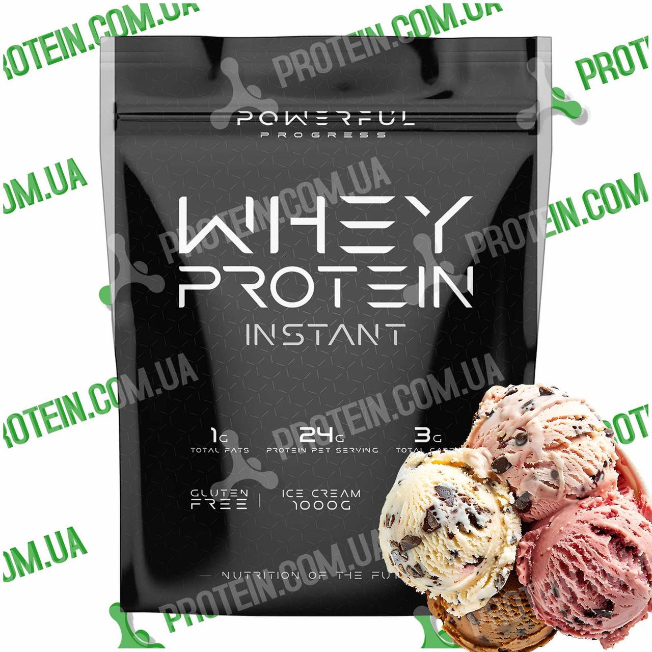 Протеїн Powerful Progress 100% Whey Protein Instant 1 кг Ice Cream Морозиво