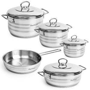 Набір посуду 9пр/наб SS "HausRoland" HR110-1