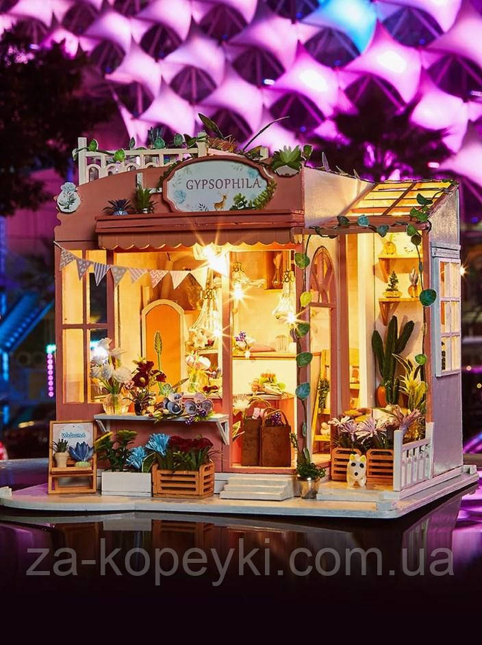 Румбокс Квітковий будиночок Гіпсофіла Gypsophila DIY K-1050