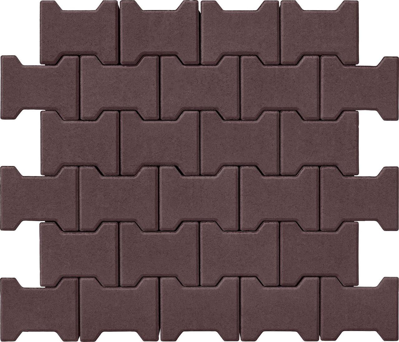 Тротуарна плитка Подвійна «Т» 80 венге