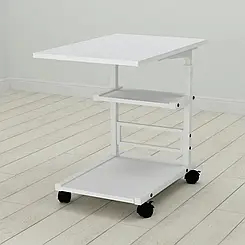 Стіл Приставний Адан 62x40x60 на колесах з регулюванням висоти