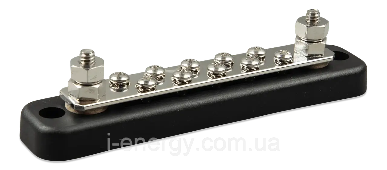 Шинопровід Busbar 150A 2P з 10 гвинтами + кришка VBB115021020 Victron Energy