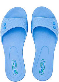 Ціліснолиті жіночі сланці (шльопанці) з матеріалу Eva розмір 36 Кредо Блакитний