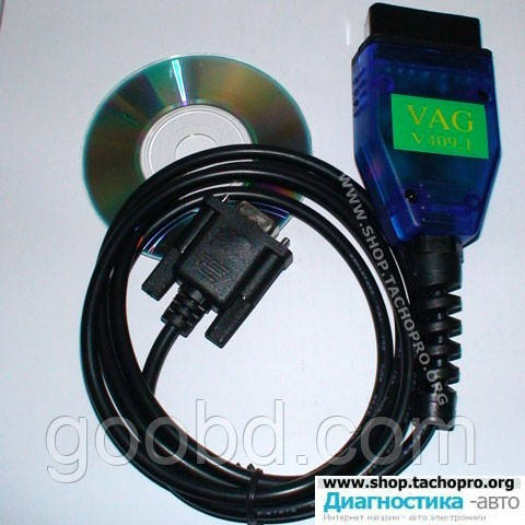 Универсальный диагностический адаптер KKL-COM OBD-2 V409.1 Новый - фото 1 - id-p2667280
