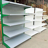 Торговий металевий стелаж б/у, фото 3