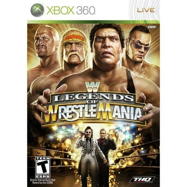 Гра для ігрової консолі Xbox 360, WWE Legends Of Wrestlemania (Ліцензія, БУ)