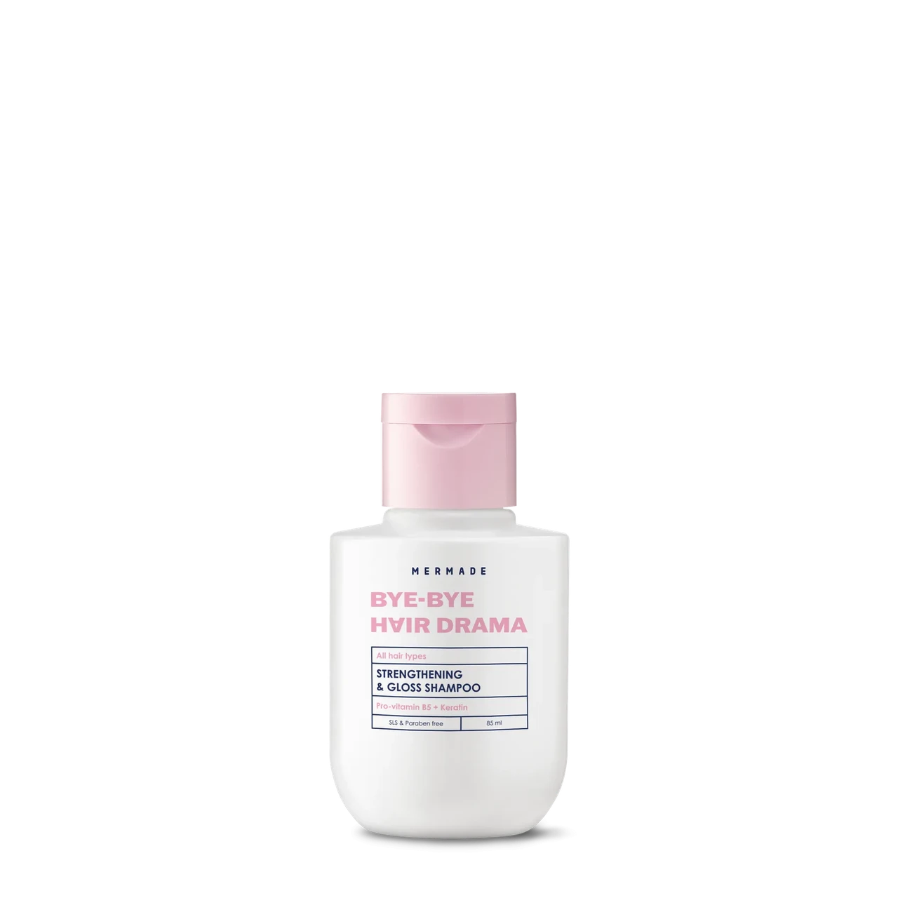 Шампунь MERMADE Keratin & Pro-vitamin B5 для зміцнення та сяйва волосся, 85 мл