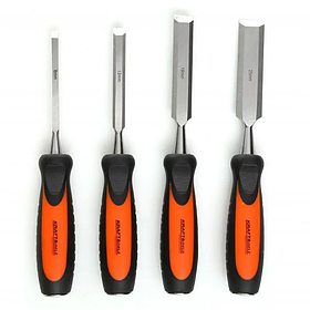 Набір професійних стамесок 4 шт. Kraft & Dele KD10890 набір стамесок з дерев'яною ручкою