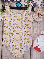 Дитячий суцільний купальник і резинка Primark для дівчинки р.110