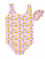 Дитячий злитий (суцільний, закритий) купальник  + резинка Primark на дівчинку р.110 - 4-5 років, 47402