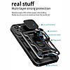 PC + TPU чохол Camshield armor для iPhone 13 / чорний, фото 6