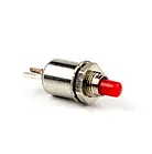 Кнопка вимикач без фіксації 5мм DS-402 0.5A Червоний