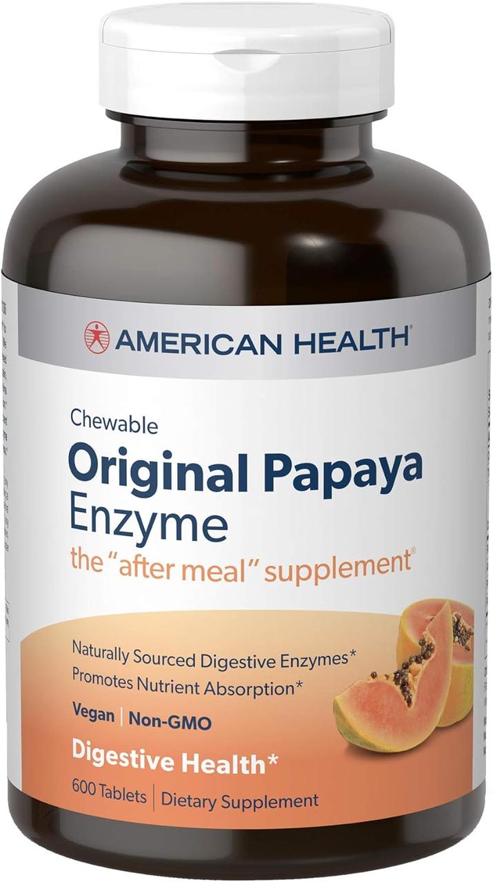 American Health Original Papaya Enzyme 600 таблеток