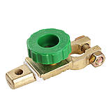 Клема АКБ з вимикачем маси баранчик (green), фото 2