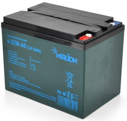 Акумулятор для електромотора 12V, 12Вольт, 12В, 60 Ah, ач, А‧год, тяговий, для яхт, катерів, човнів, AGM