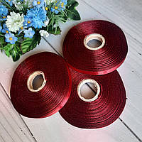 Стрічка атласна бордова 0,6 см