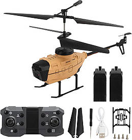 Вертоліт на радіокеруванні з двома акумуляторами та камерою KY202