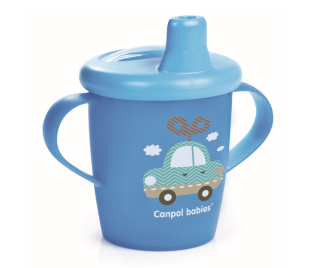 Кружка непроливайка 250мл блакитний Canpol Babies 31/200 blu, фото 1