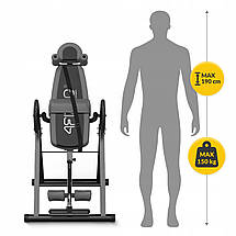 Стіл інверсійний 4FIZJO регульований 4FJ0655 Black/Grey Poland, фото 5