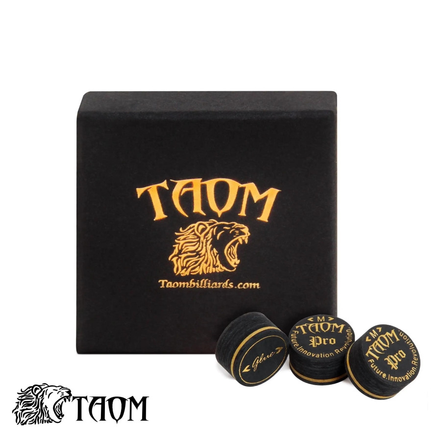 Наклейка для кия Taom Pro 10мм Medium Snooker 1шт