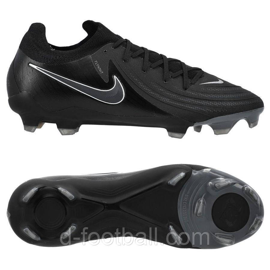 Футбольні бутси Nike Phantom GX II Pro FG FJ2563-001, Чорний, Розмір (EU) — 40.5