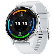 Смарт-годинник Garmin Venu 3 Silver Stainless Steel Bezel with Whitestone Case  (010-02784-00/50)