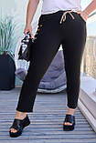 Літні стильні жіночі зручні штани великих розмірів (р.52-60). Арт-1819/9, фото 4