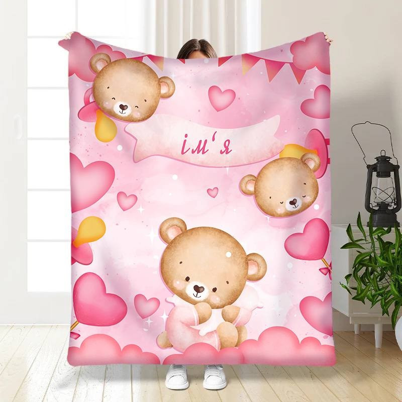 Плед 3D іменний Teddy 15730 160х200 см yL., фото 1