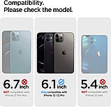 Чохол Spigen для iPhone 12 / iPhone 12 Pro - Thin Fit, Black (ACS01696), фото 3