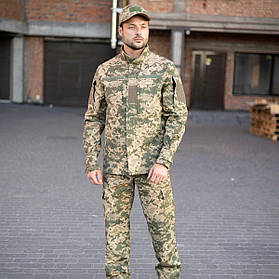 Чоловічий армійський костюм для ЗСУ тактична форма ріп-стоп Україна Піксель 7113 52 розмір uio