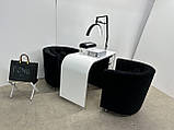 Манікюрний стіл для майстра манікюру PREMIUM-01А однотумбовий радіусний манікюрний стіл для салону краси, фото 10