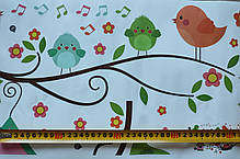 Наклейка BRUP на стіну Pretty birds Пташки біля будиночка (лист 30 х 90 см) Б77-4, фото 6